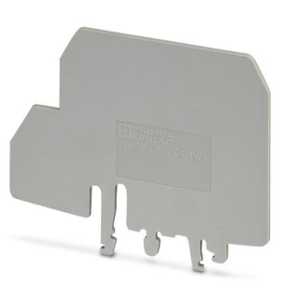 Phoenix Contact Separating plate; Length: 103mm; Width: 2mm; Height: 70.1mm; Color: Gray